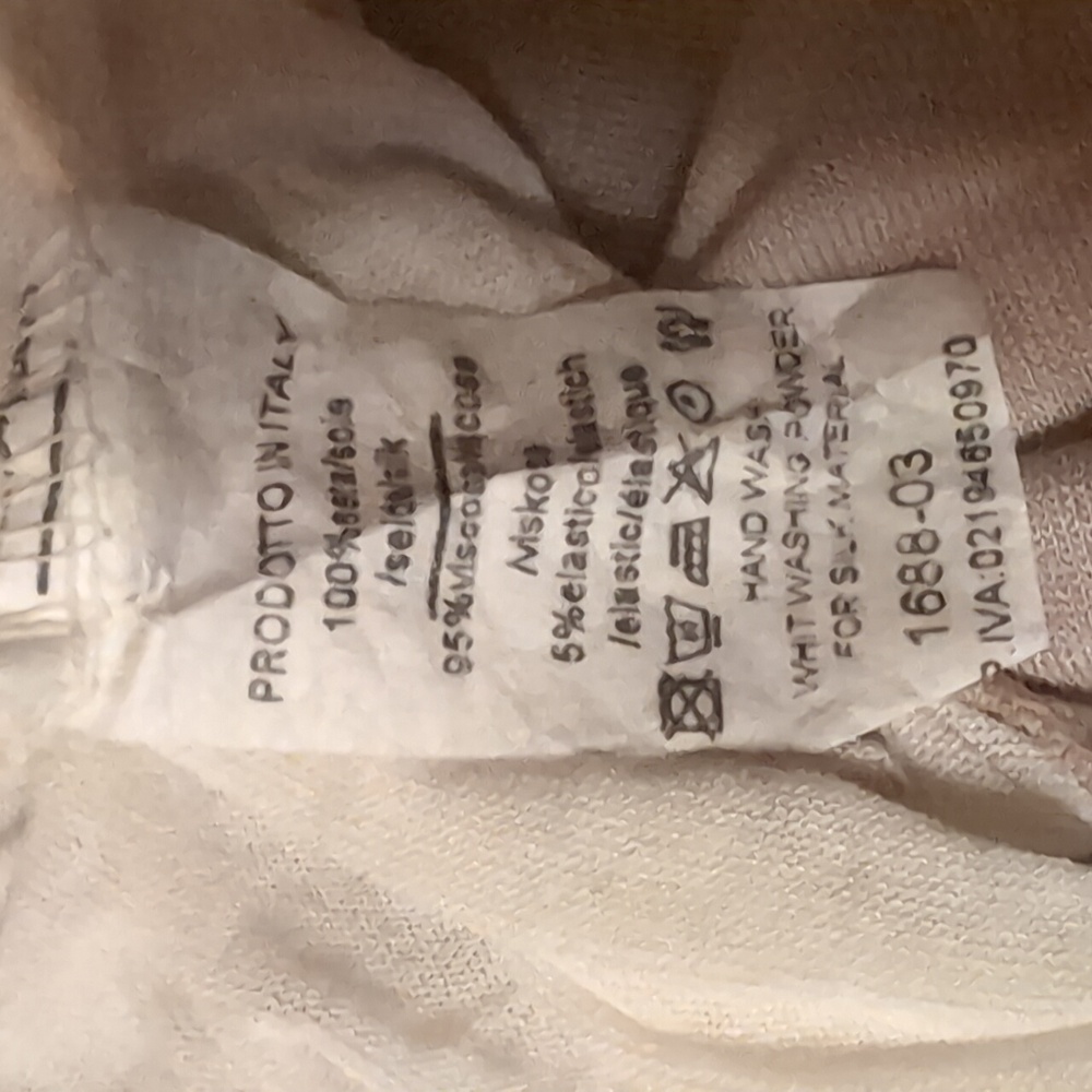 Italian Silk Tunic - Picture 4 of 5